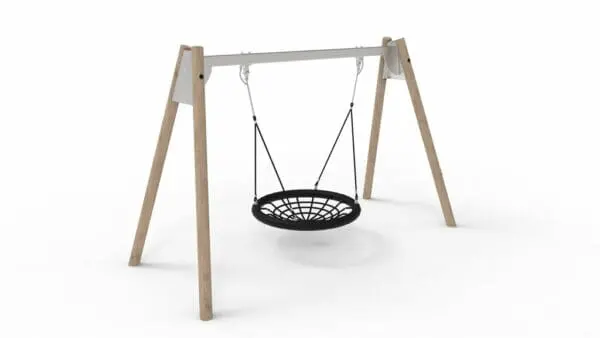 Robinia/stålgunga med kompisgunga