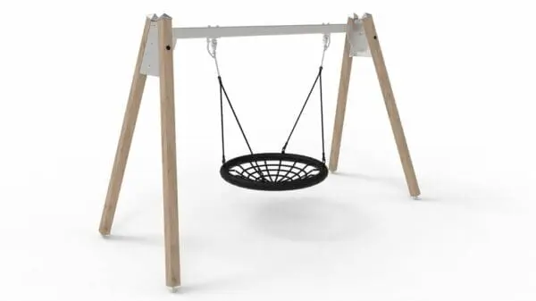 Lärk/stålgunga med kompisgunga