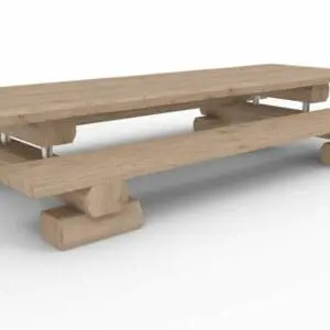 Mini bänkbord lärk / robinia