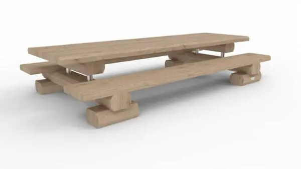 Mini bänkbord lärk / robinia