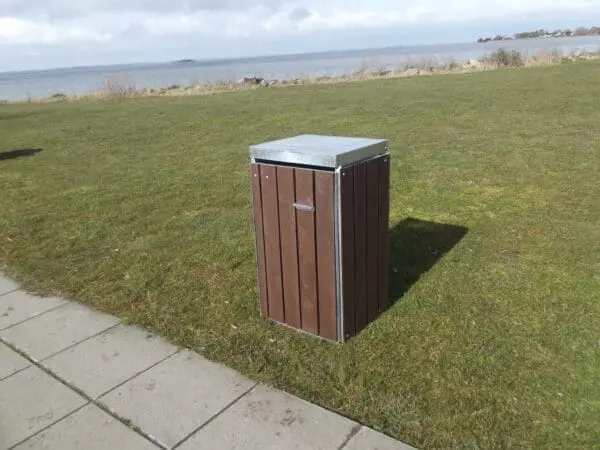 Planteringslåda i återvunnen plast H: 48 cm - Bild 3