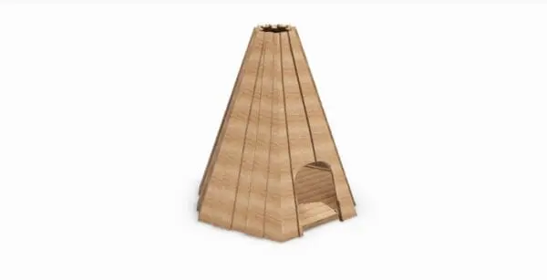 Tipi - furu sexkantig
