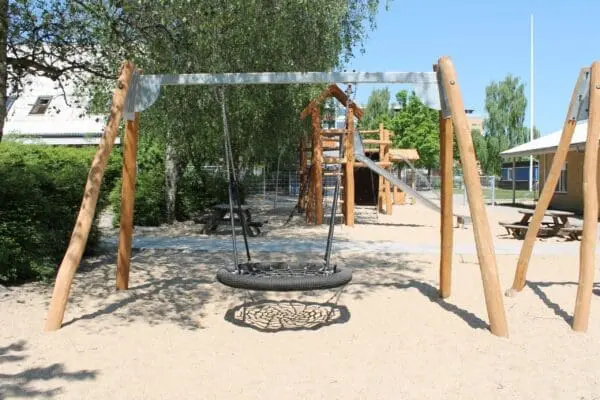 Robinia/stålgunga med kompisgunga - Bild 2
