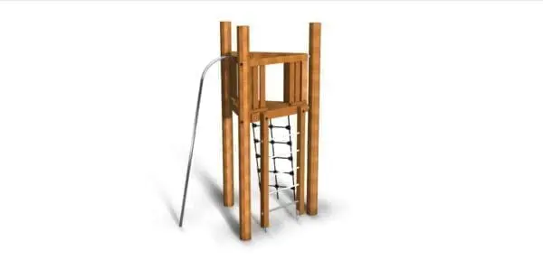 Robinia 3 klättersystem med golv