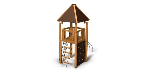 Robinia 4 klättersystem m. golv och tak
