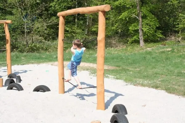 Robiniaram med balansrep - Bild 2