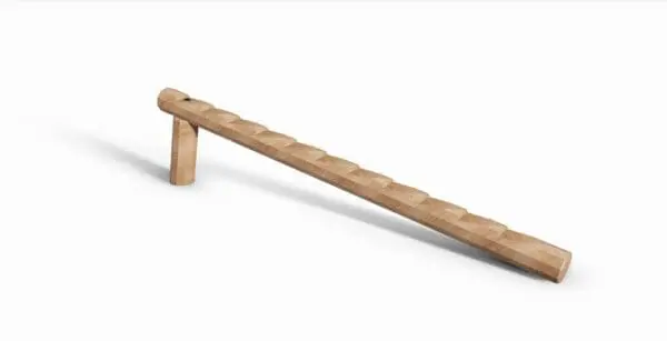Skrå balansbom med steg