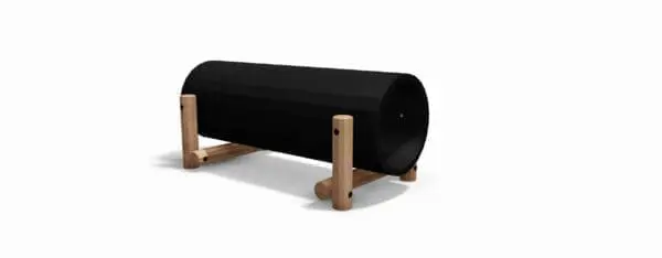 kryprör med robiniastolpar