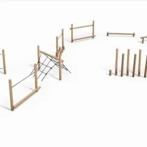 Motorikbana liggande åtta robinia