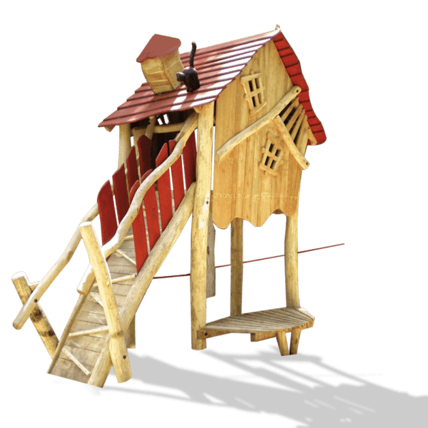 Häxans hus med klätterramp