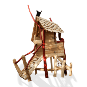 Lilla häxhuset med klätternät