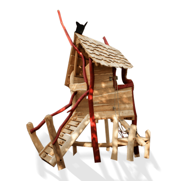 Lilla häxhuset med klätternät