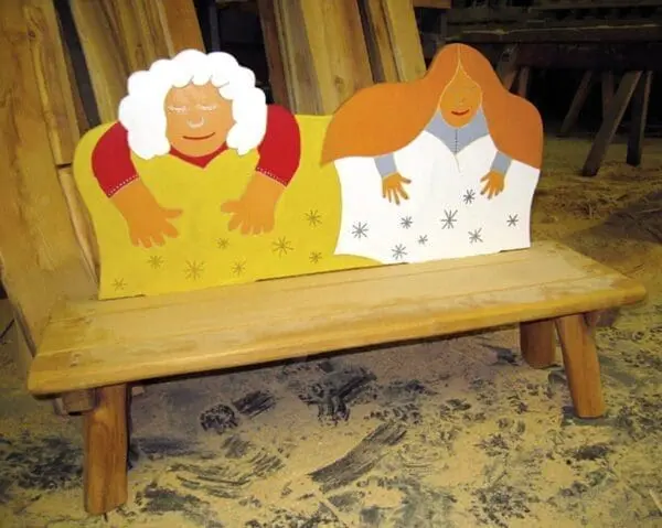 Frau Holles romantiska bänk - Bild 2
