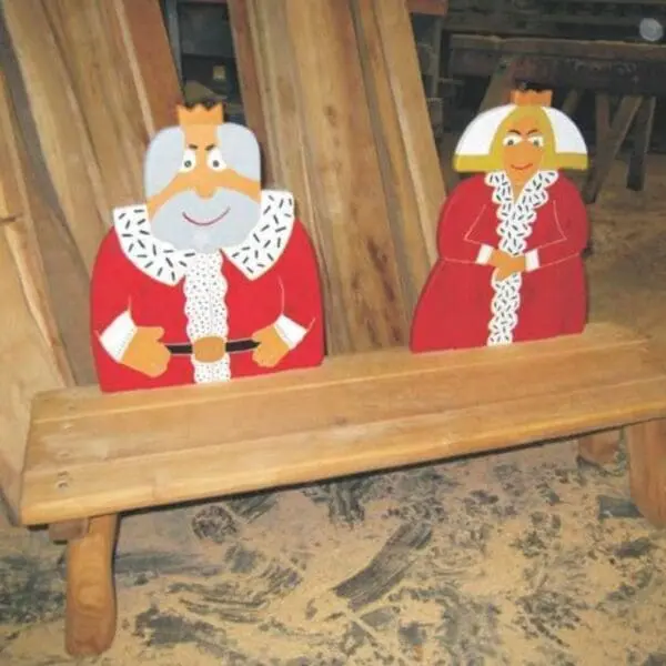 Kungaparets romantiska bänk - Bild 3