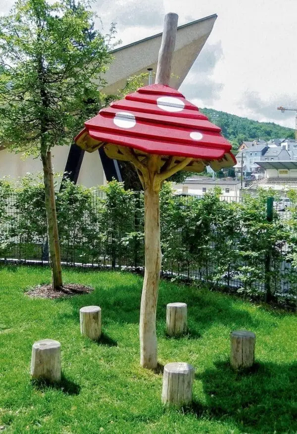 Grupp av svampar - sittstubbar - Bild 2