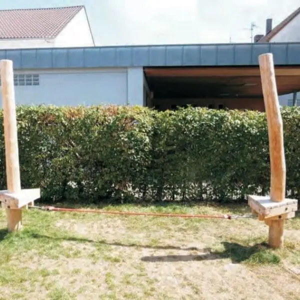 Slackline med runda stolpar L: 3 m - Bild 3