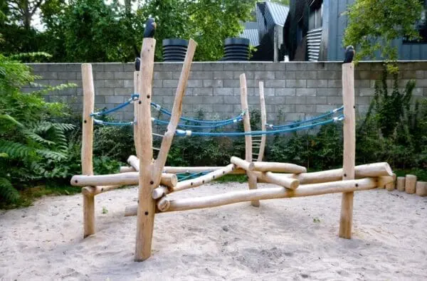 Klätterkorg med liggande nät - Bild 2