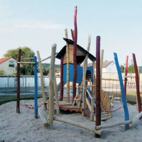 Blå/röda klätterträdgården - Bild 3
