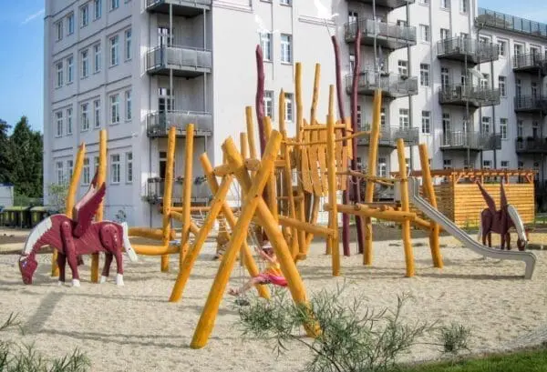 Klätterskogen Pegasus med rutsch - Bild 2