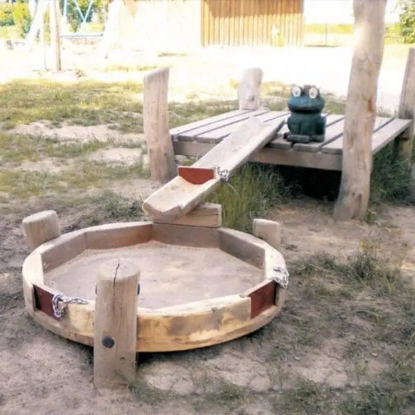 Sandränna med sluss - Bild 2