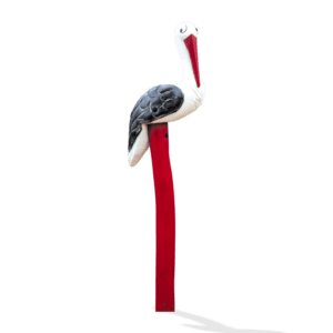 Förvånad stork
