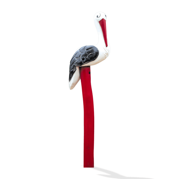 Förvånad stork