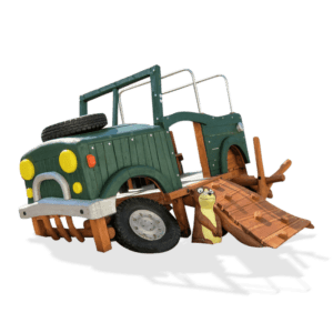 Övergiven jeep