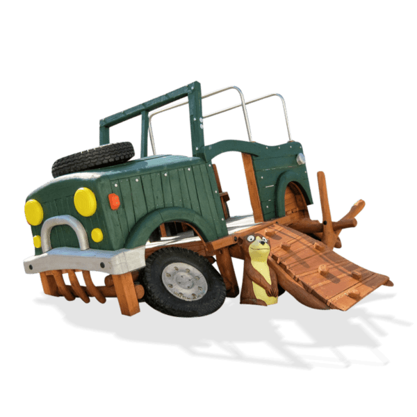 Övergiven jeep