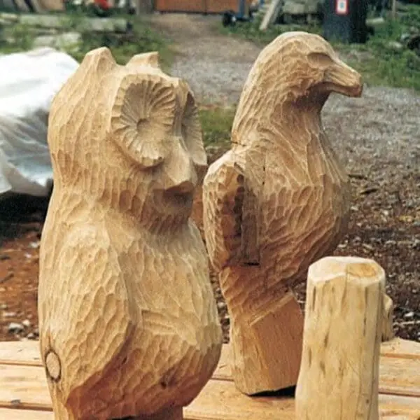 Djurskulptur uggla eller örn - Bild 3