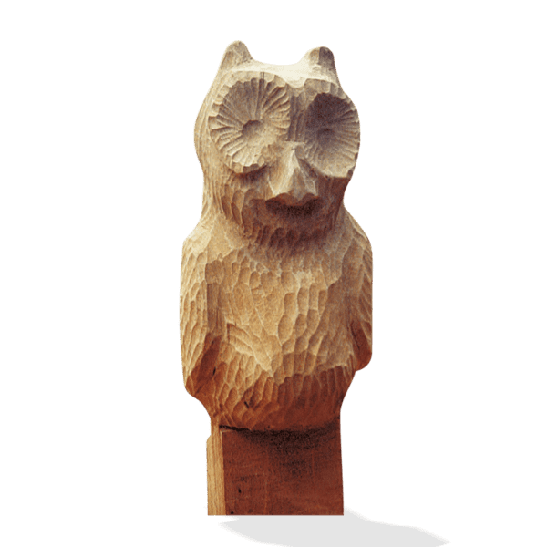 Djurskulptur uggla eller örn