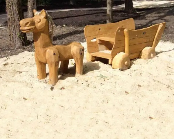 Liten häst med vagn - Bild 2