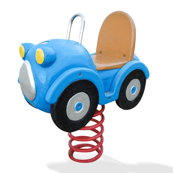 Gungdjur den blåa bilen