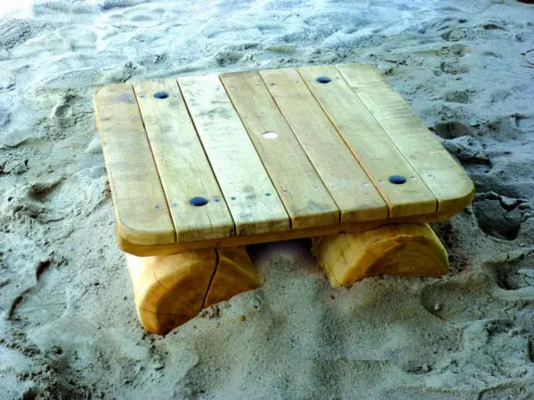 Litet fyrkantigt sandbord - Bild 3