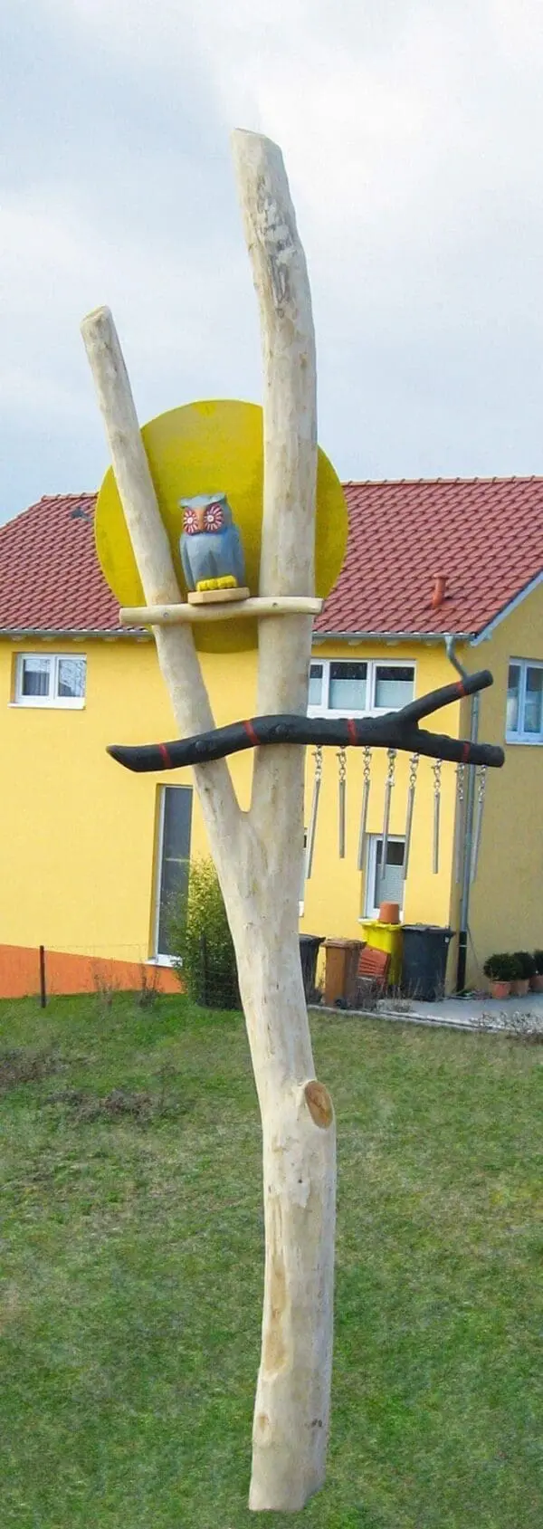 Vindspel med ugglefigur - Bild 2