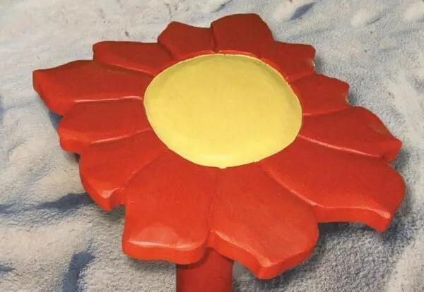 Sandbordet blomman (röd) - Bild 2
