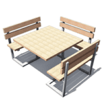 Bänkbord & picknickbord