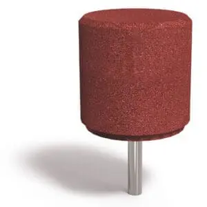 Stålanker til gummikugle