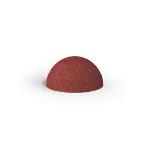 Halv Gummikugle Rød Ø40cm