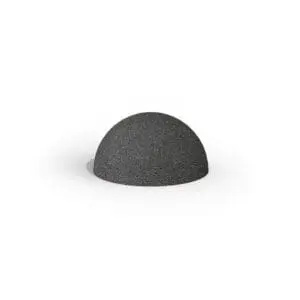 Halv Gummikugle Grå Ø40cm