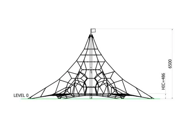 Klätterpyramid PIRAMIDO S H: 6,5 m - Bild 2