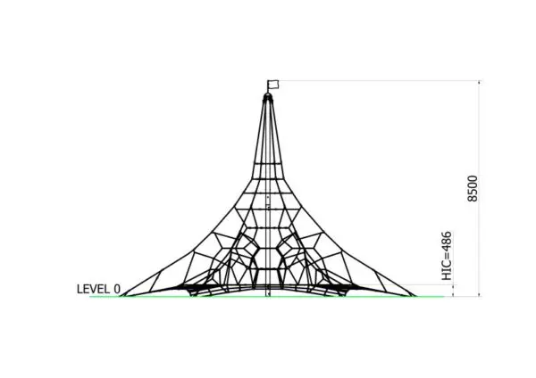 Klätterpyramid PIRAMIDO S H: 8,5 m - Bild 2