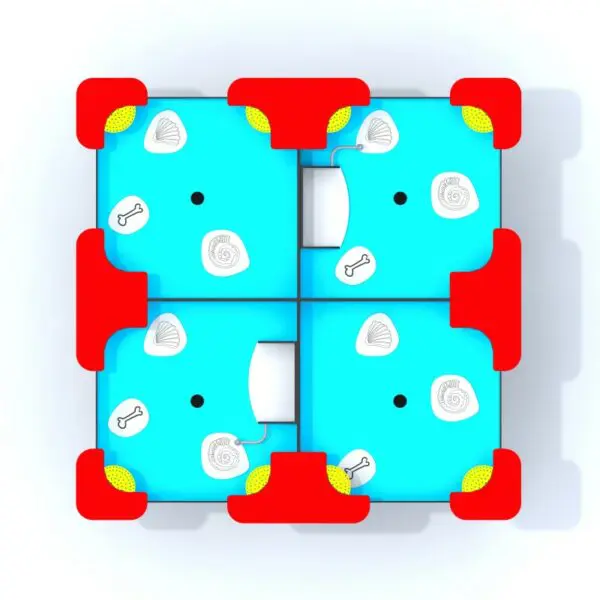 Sandlåda KOTO 4A mått: 2,19 x 2,19 m - Bild 2