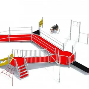 Legeplads CENTAUR til kørestolbruger