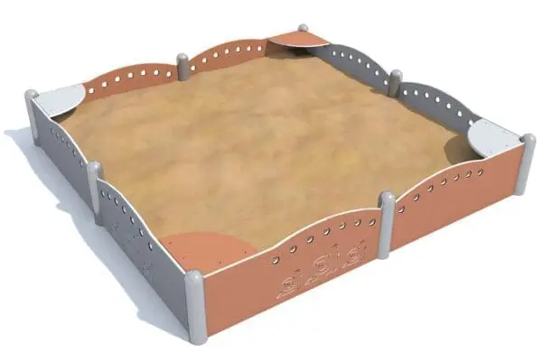 Sandlåda SABLO 4 mått: 2,00 x 2,00 m
