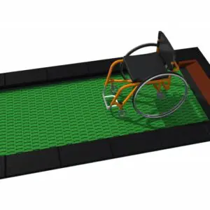 Trampolin ORTA-I 150 x 250 til kørestolsbruger