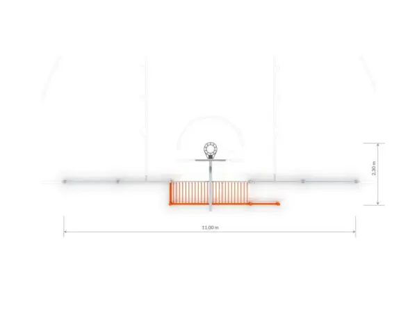 Backstop 1 (11,0 x 2,3 x 3,75 m) - Bild 2