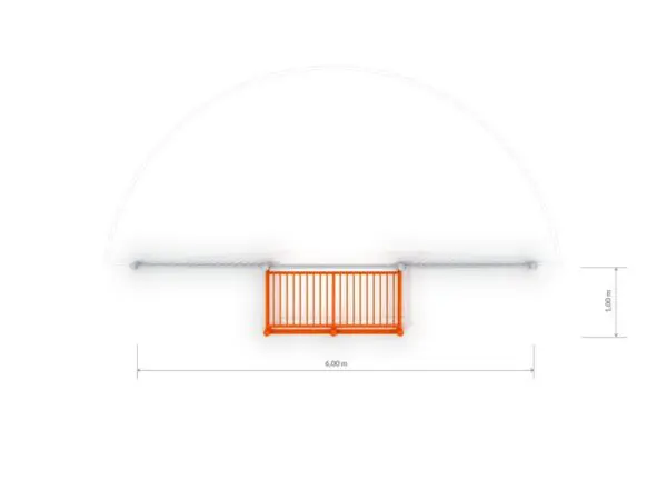 Backstop 3  (6,0 x 1,00 x 2,0 m) - Bild 2