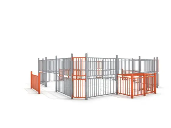 Fotbollsring 1 hög (7x7m x 2,0m) - Bild 2