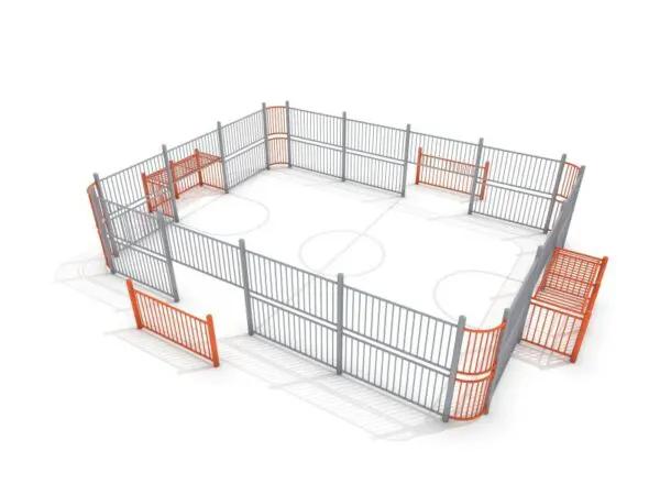 Fotbollsring 3 hög (9x7m x 1,0m)