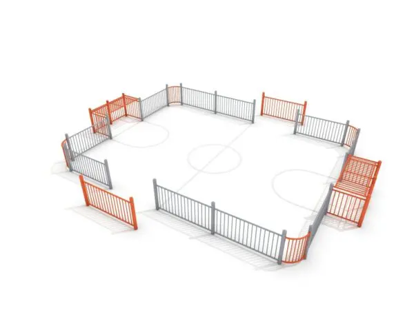 Fotbollsring 4 (9x7m x 1,0m)